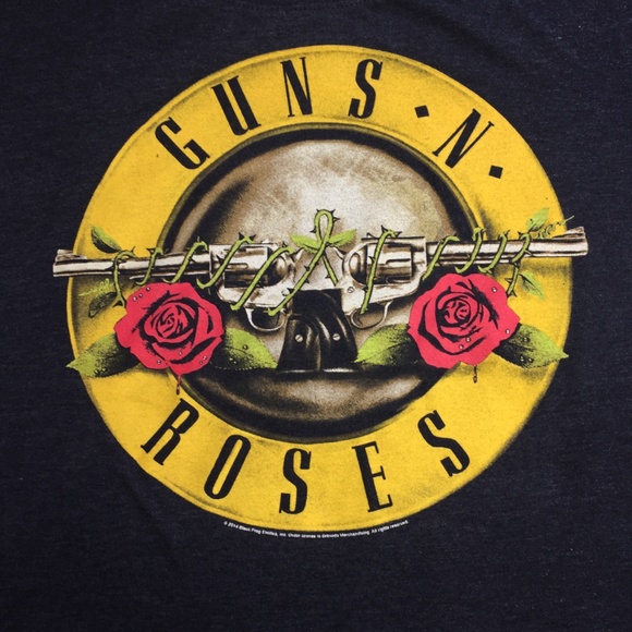 Band Black Guns-N-Roses Crop T Size Medium Women Music Fan Short Sleeve - Picture 2 of 6